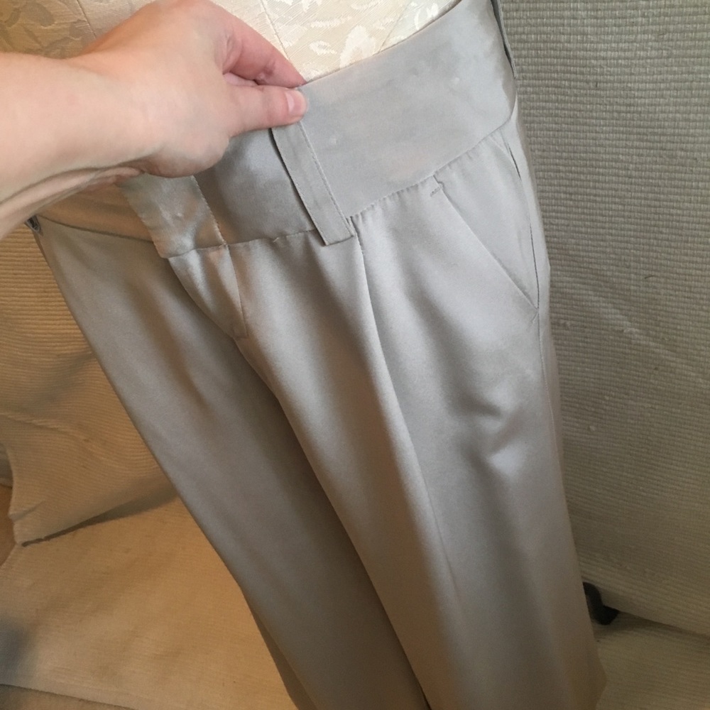 SOLD NWOT Alice & Olivia Silk Slacks - Picture 3 of 8
